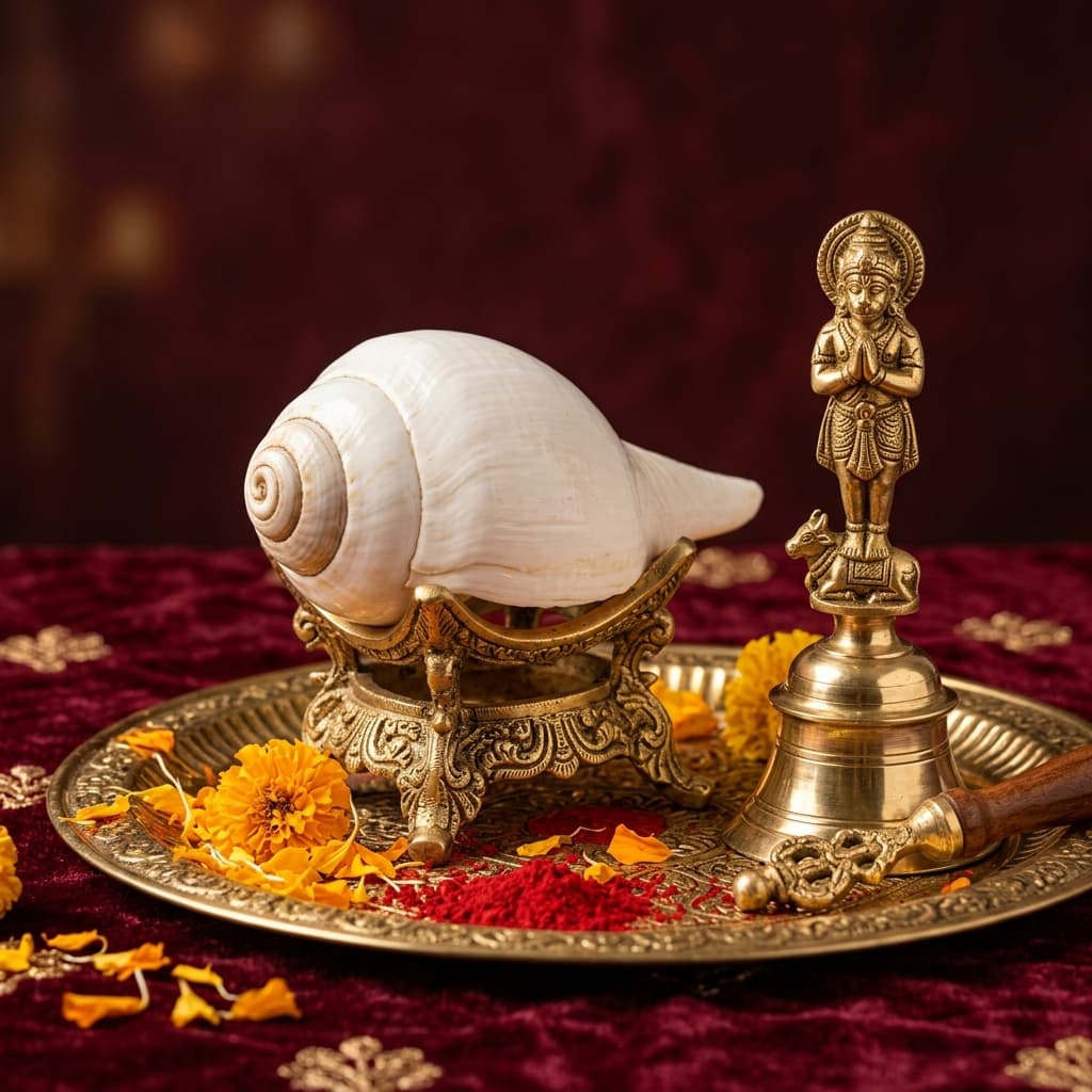 దక్షిణావృత పూజా శంఖం